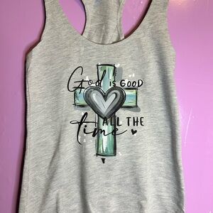 Next Level Apparel Light Gray Tank Top